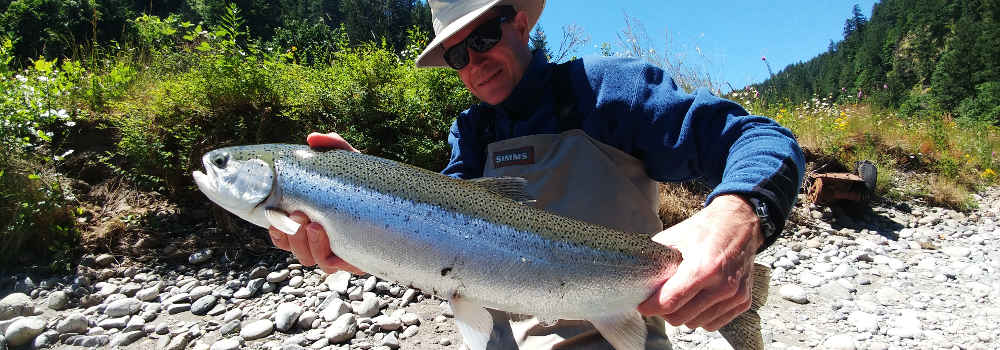 Guided Fly Fishing Trips on The Kalama River